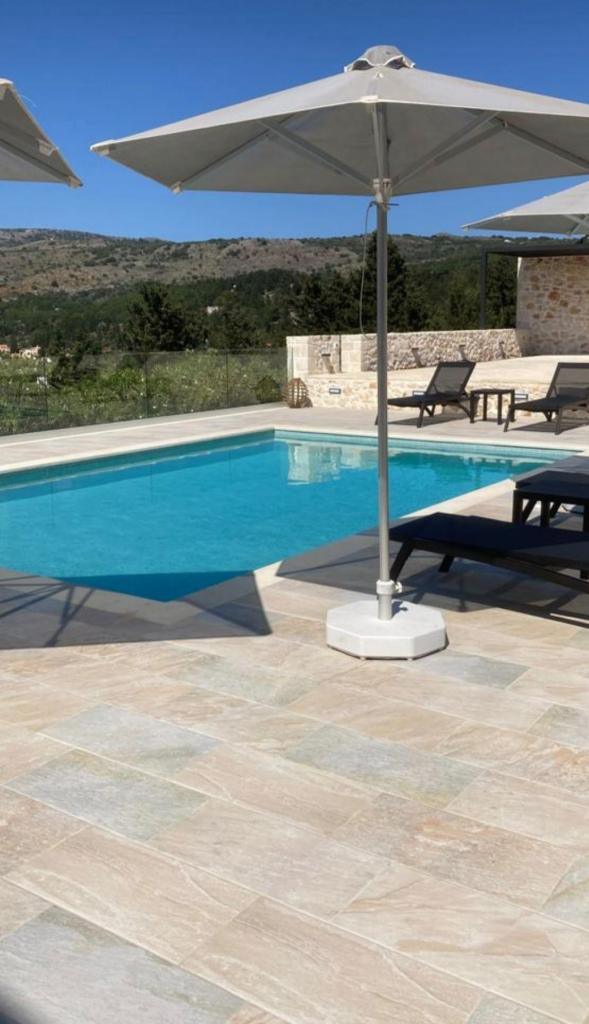 Stone Patio and Pool